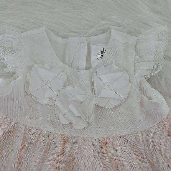 Disney Bambi Dress - White/Peach - 9-12 Months - Picture 2 of 7